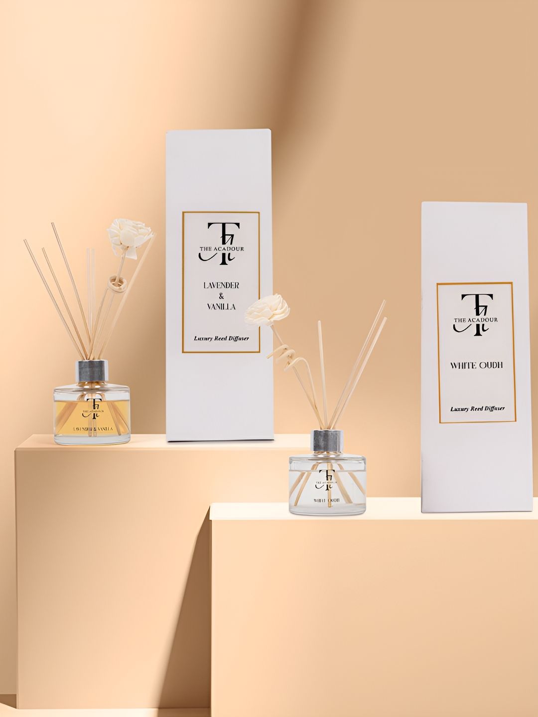 THE ACADOUR 2-Pcs Reed Diffuser Lavender & Vanilla & White Oudh 100ml-picture-53