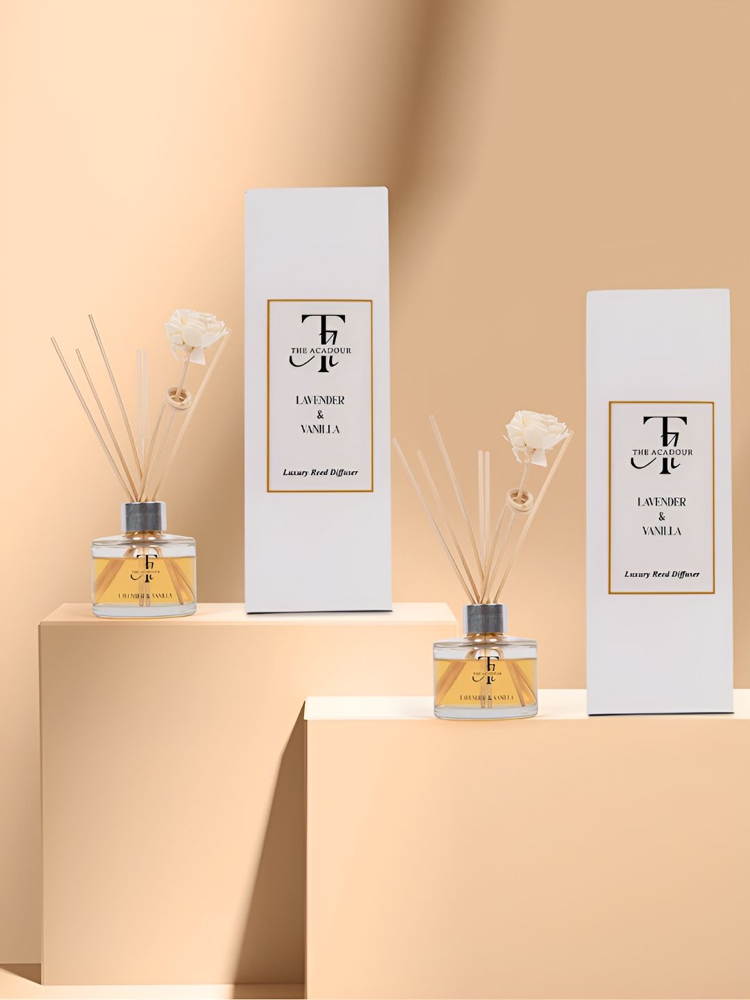 THE ACADOUR Set of 2 Reed Diffuser Lavender & vanilla 100ml-image-19