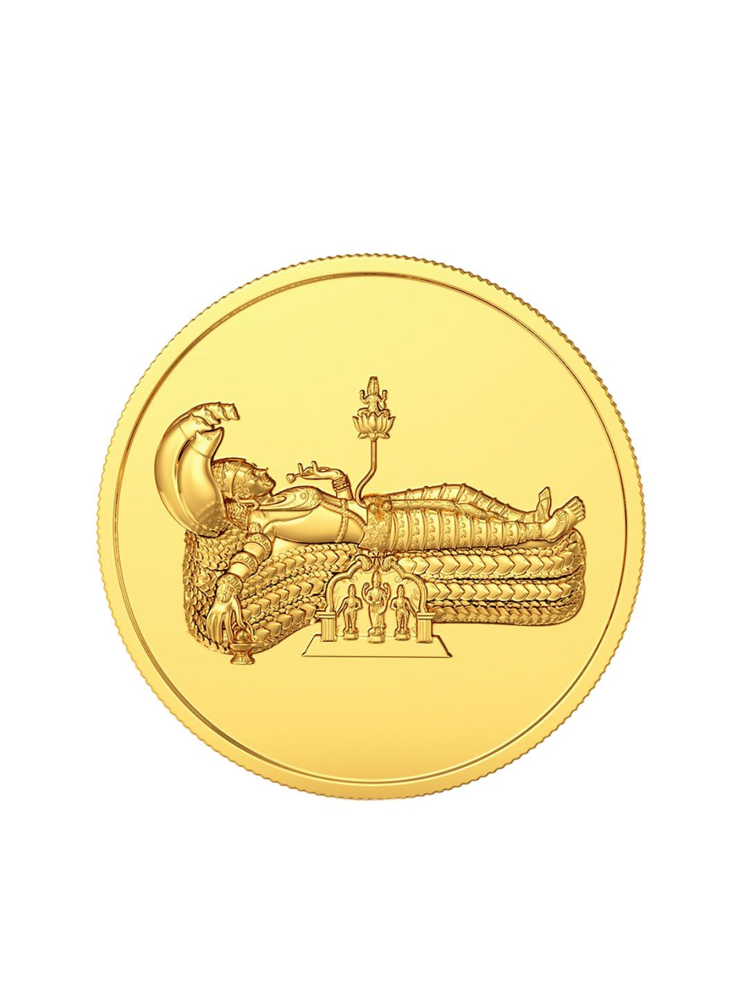 Joyalukkas Lord Vishnu 22KT Gold Coin -1 gm