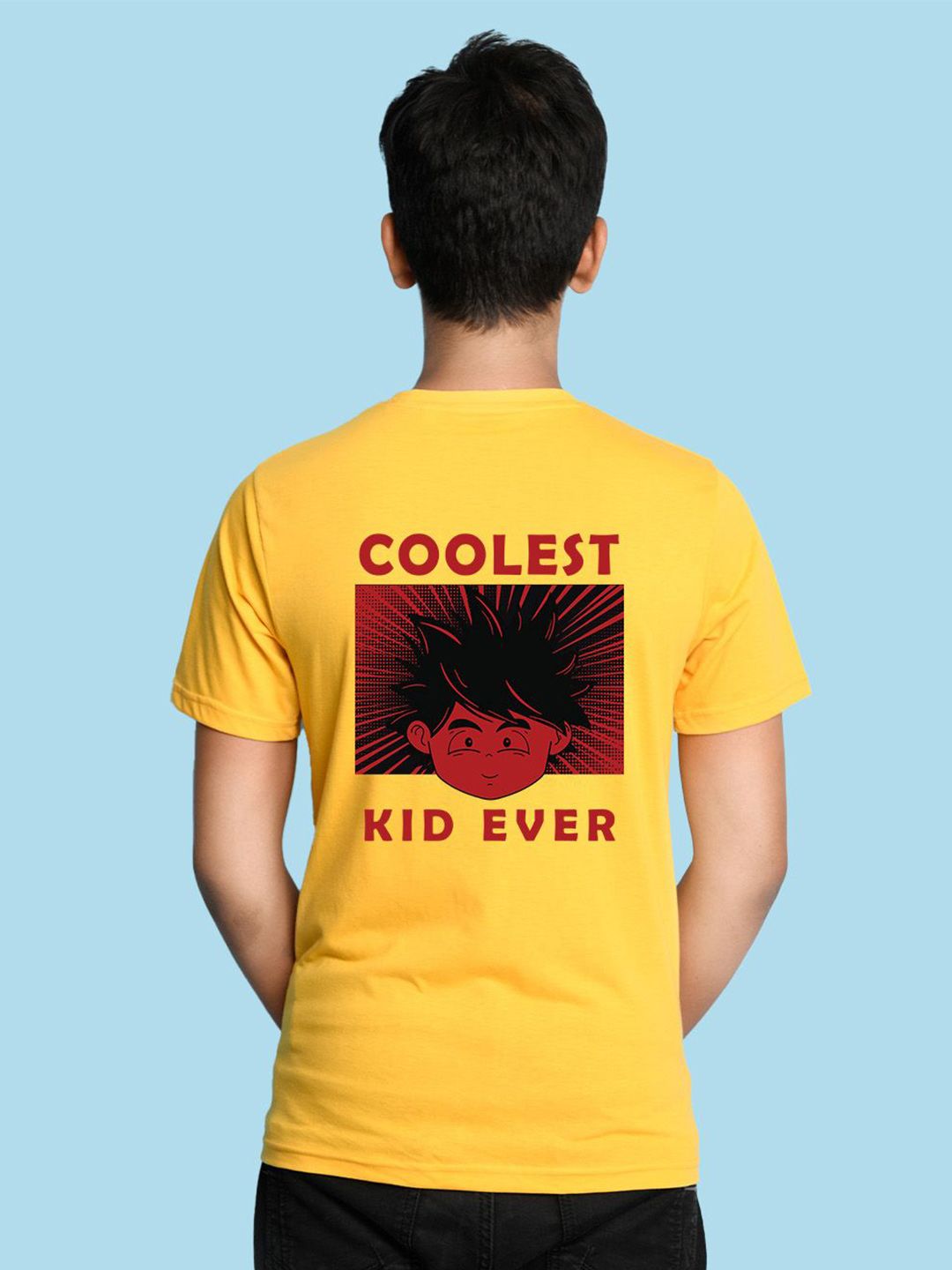 NUSYL Boys Graphic Printed Round Neck Cotton T-shirt-picture-34