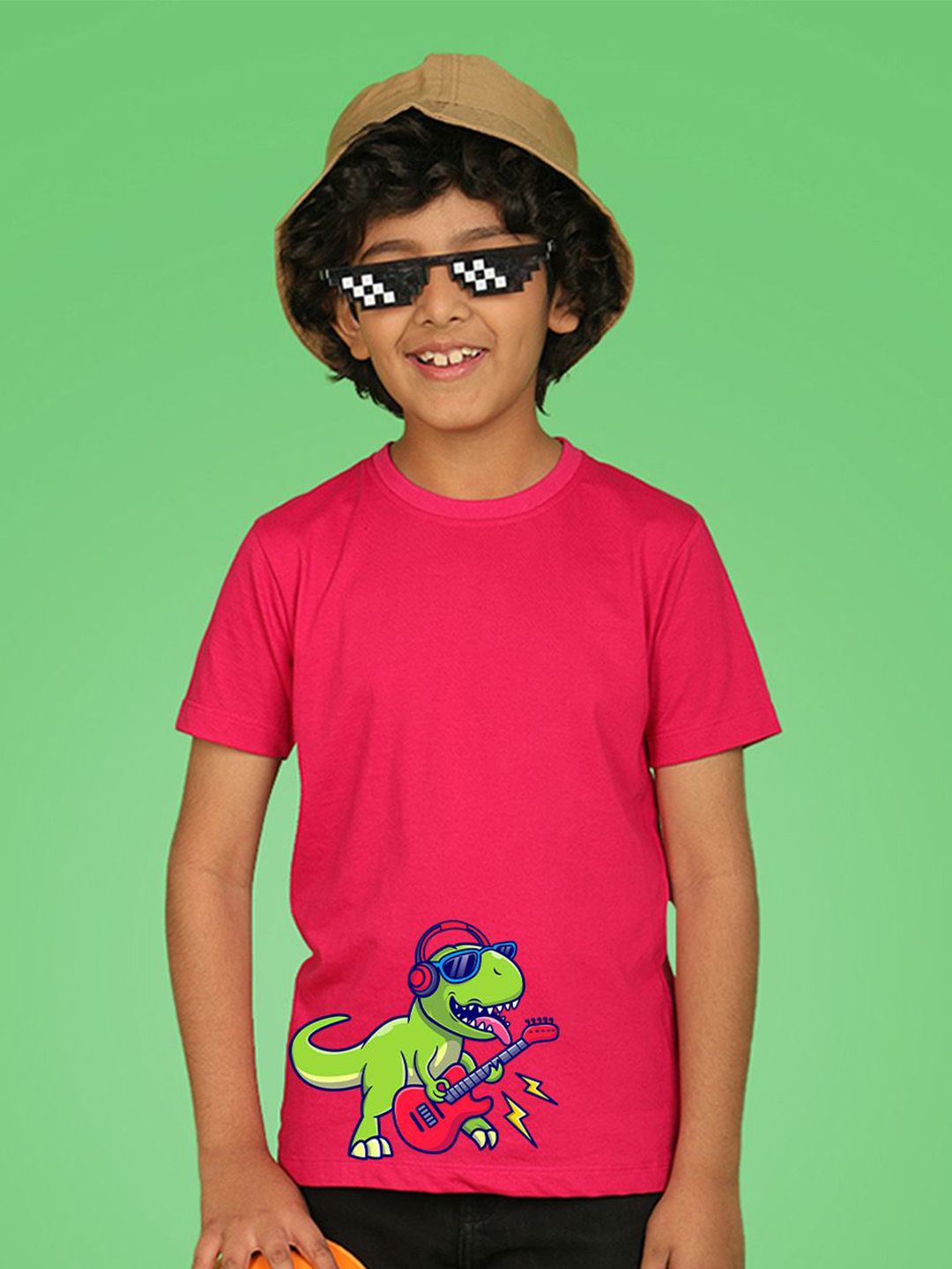 NUSYL Boys Graphic Printed Round Neck T-shirt-picture-25