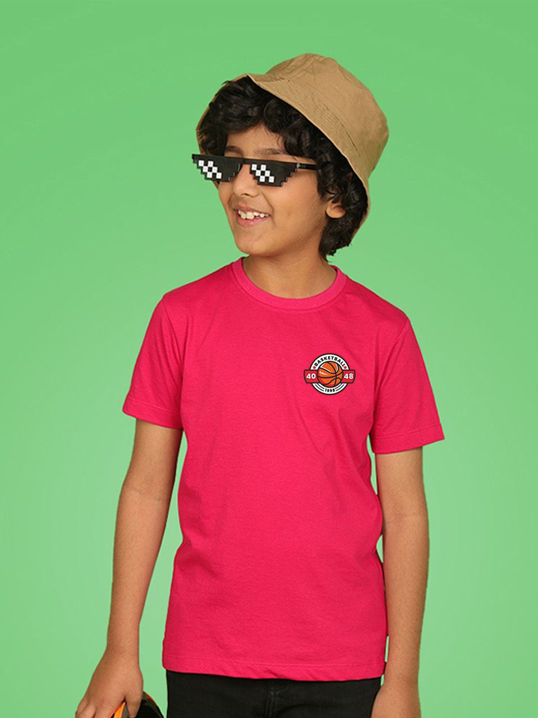 NUSYL Boys Graphic Print Round Neck T-shirt-picture-29