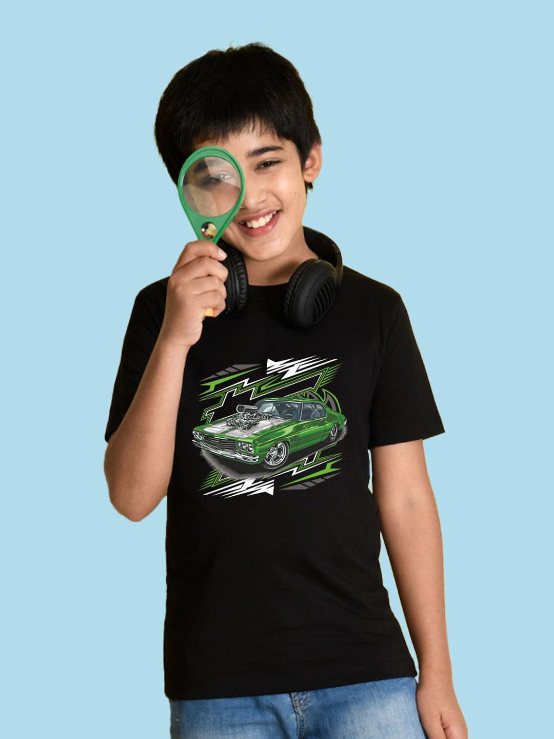 NUSYL Boys Graphic Print Round Neck T-shirt-picture-21