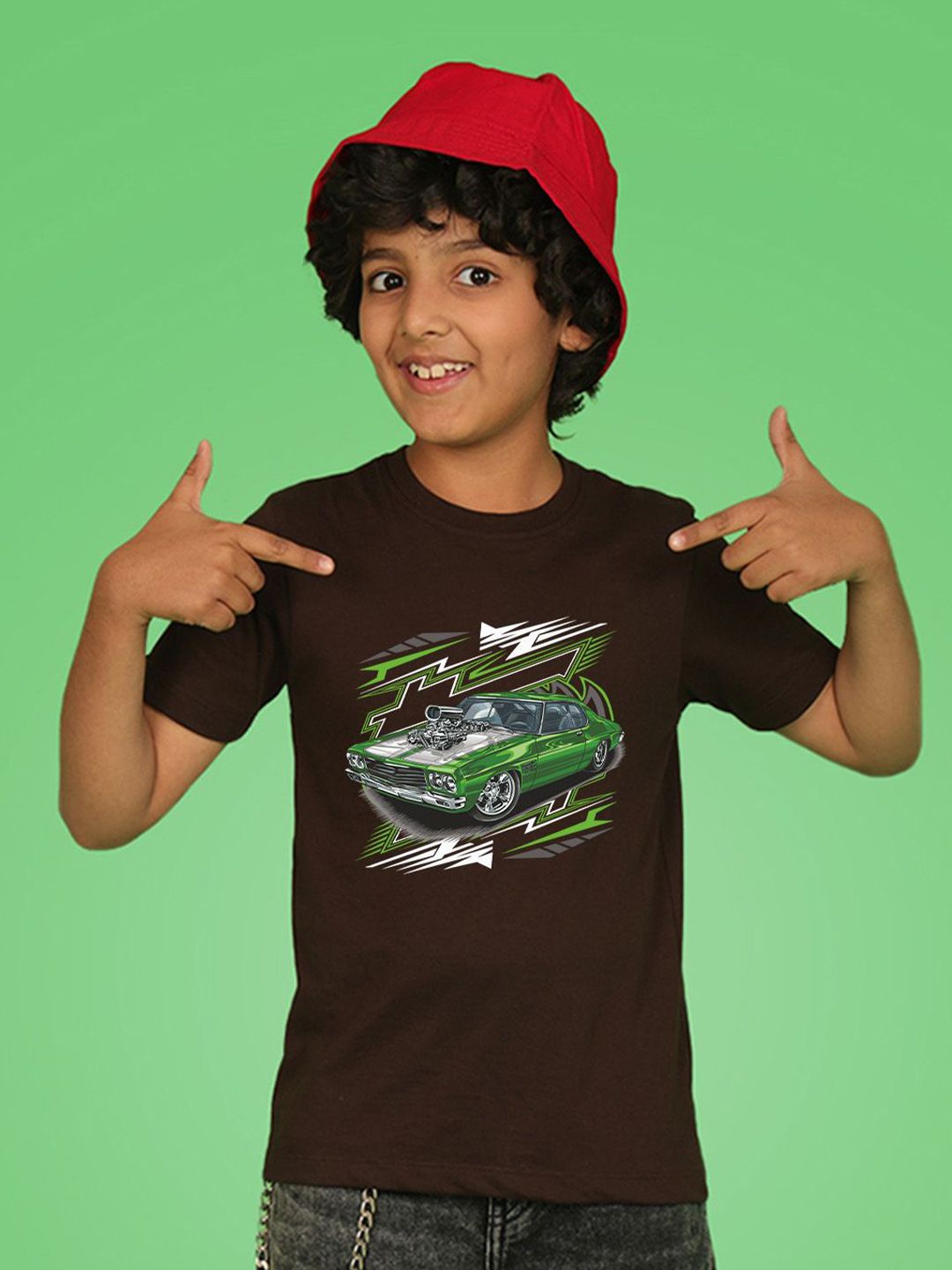 NUSYL Boys Graphic Print Round Neck T-shirt-picture-54