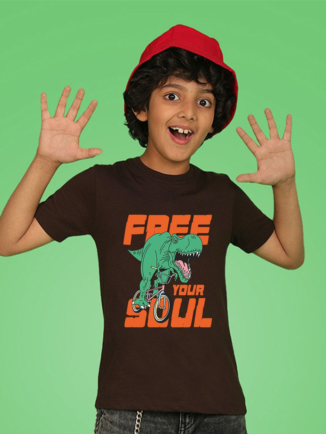 NUSYL Boys Graphic Printed Round Neck T-shirt-picture-23