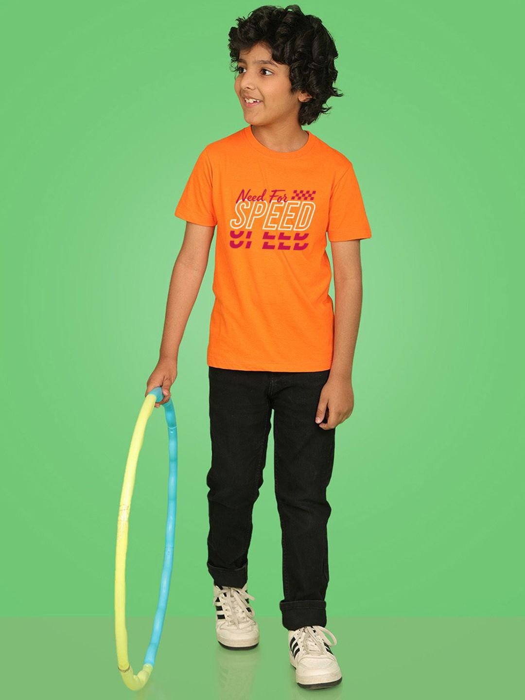 NUSYL Boys Typography Printed Round Neck T-shirt-picture-18