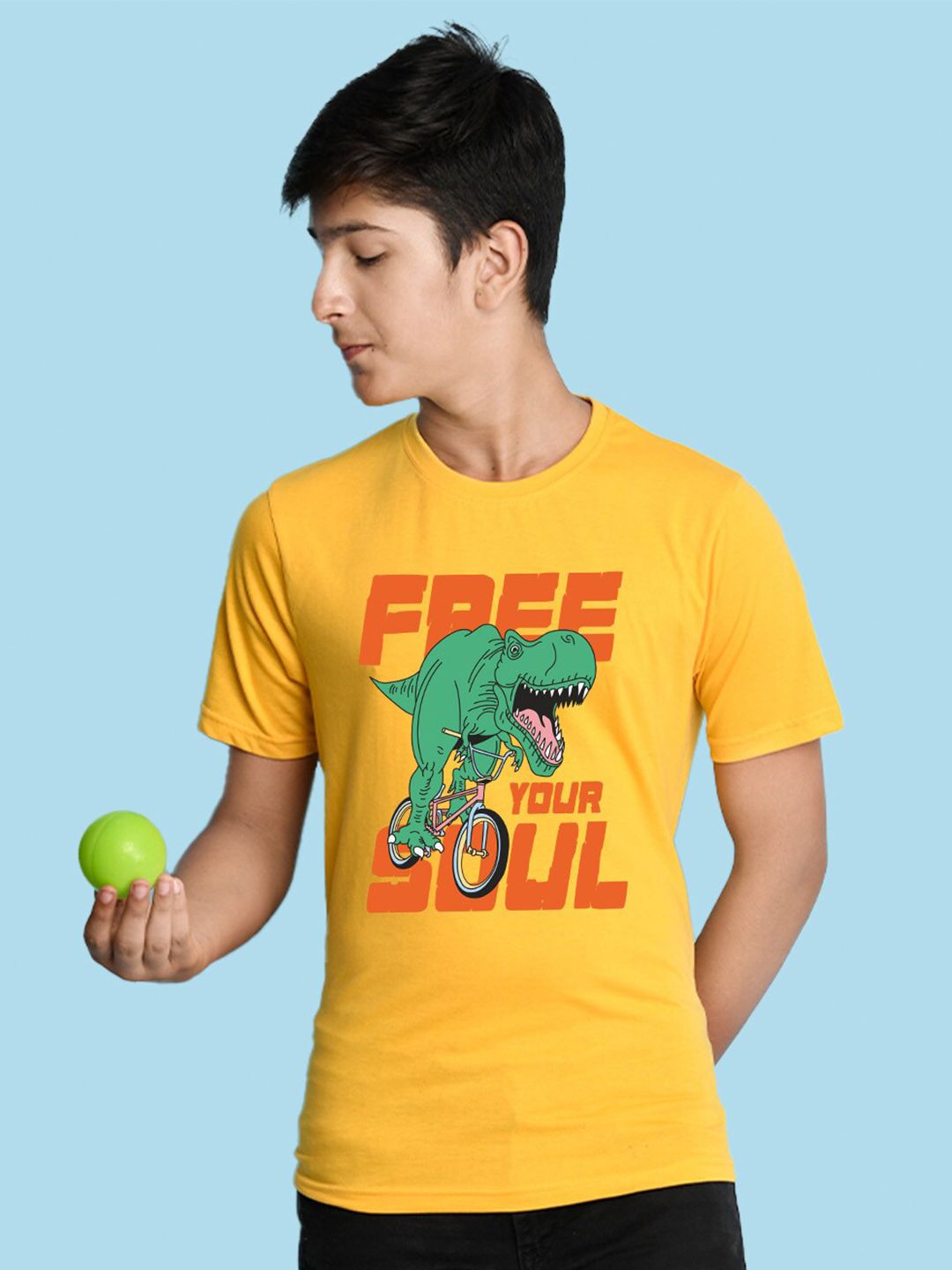 NUSYL Boys Graphic Printed Round Neck T-shirt-picture-11