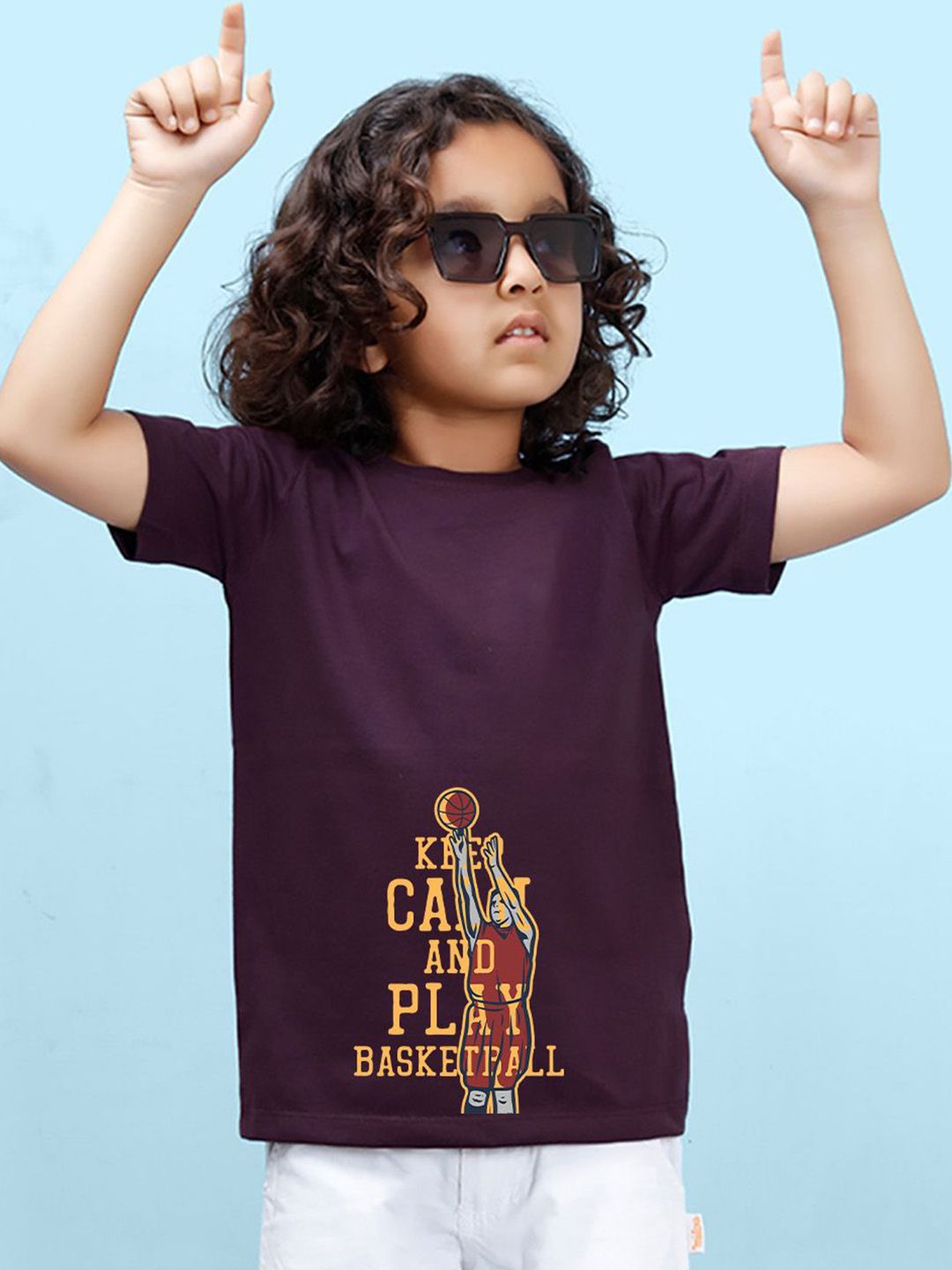 NUSYL Boys Typography Printed Round Neck T-shirt-picture-39