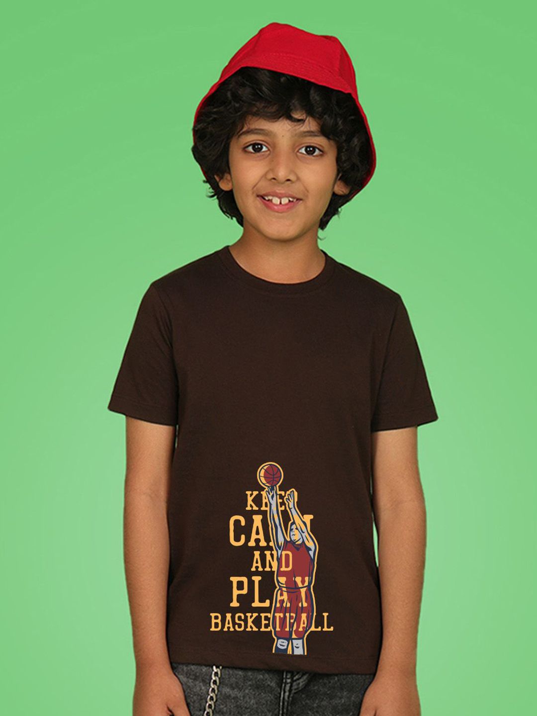 NUSYL Boys Typography Printed Round Neck T-shirt-picture-36