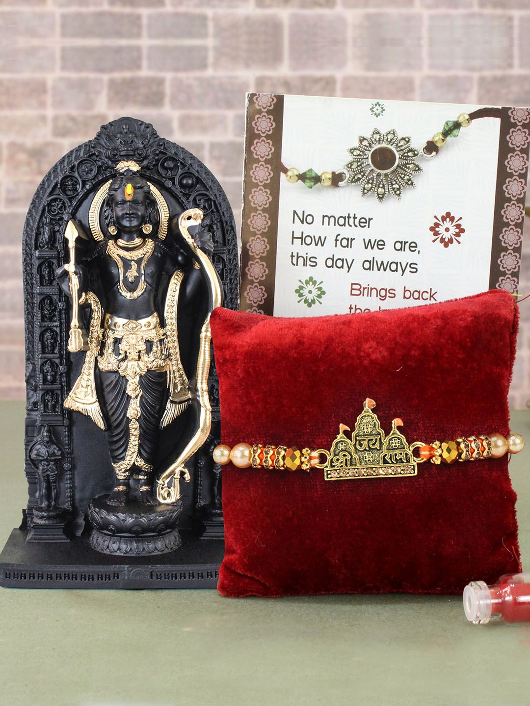Tied Ribbons Jai Shree Ram Details Rakhi & Ram Lalla Idol Gift Set-picture-30