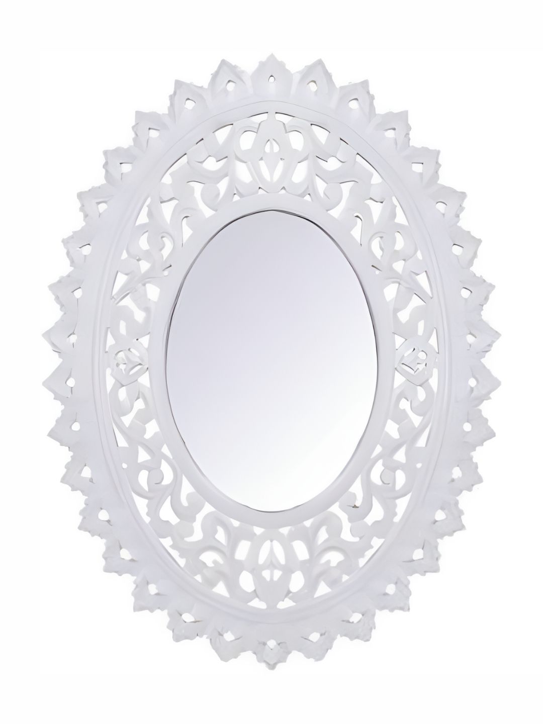 VAS collection home White Wood Round Wall Mirrors-picture-18
