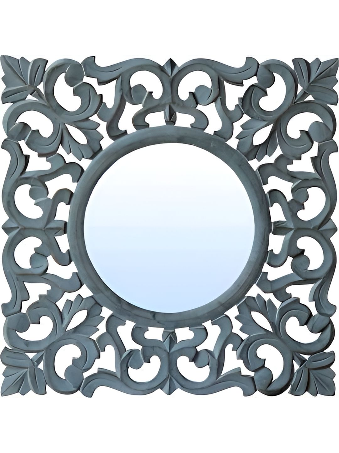 VAS collection home Patterned Wooden Wall Mirror-picture-31