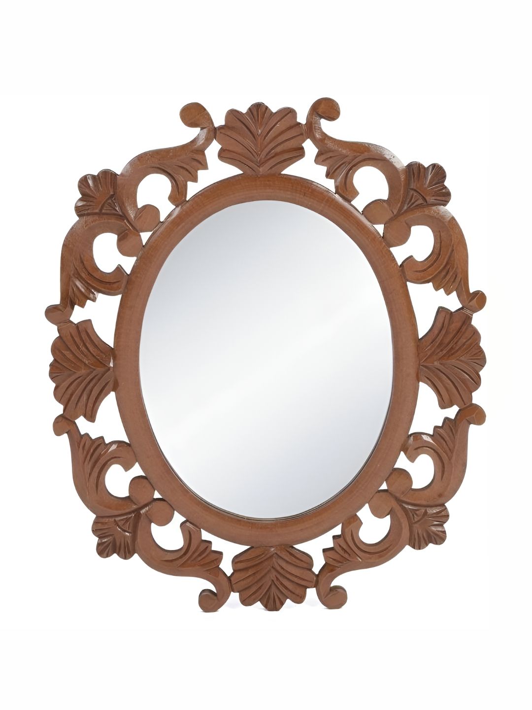 VAS collection home Brown Round Shape Wall Decor Mirror-picture-58