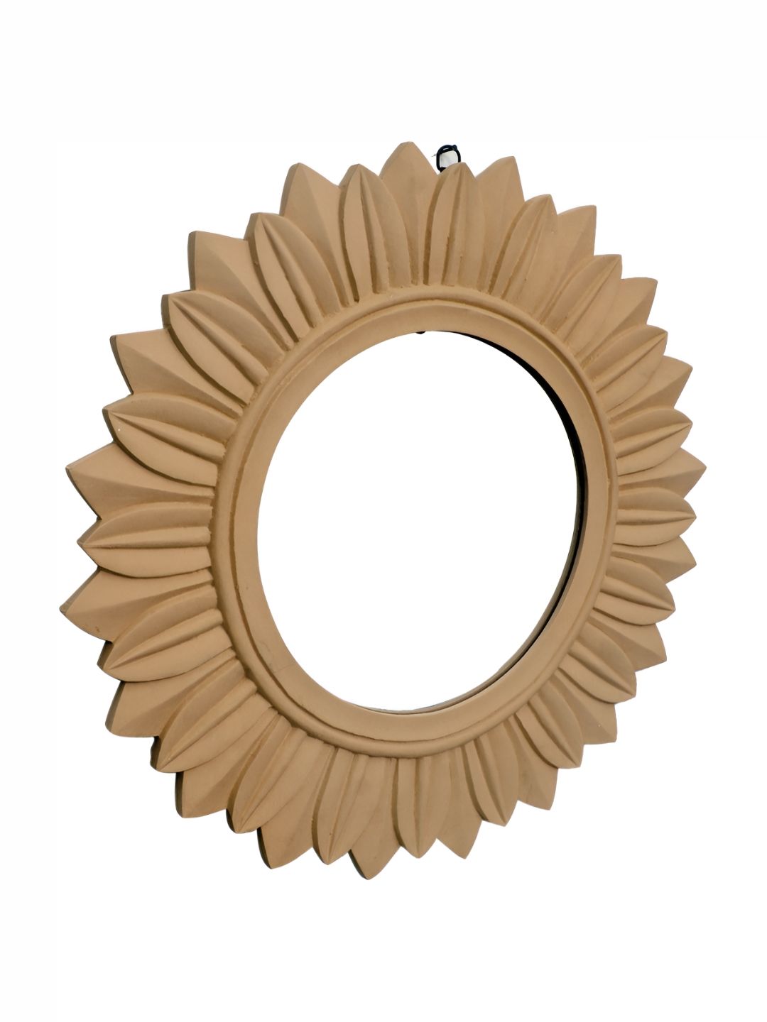 VAS collection home Floral Patterned Wooden Wall Mirror-picture-28