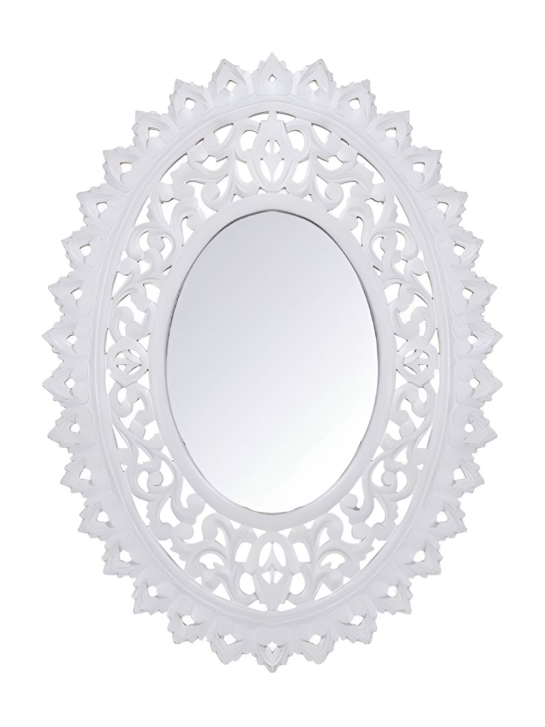 VAS collection home Wall Self Design Wooden Mirror Frame-picture-44