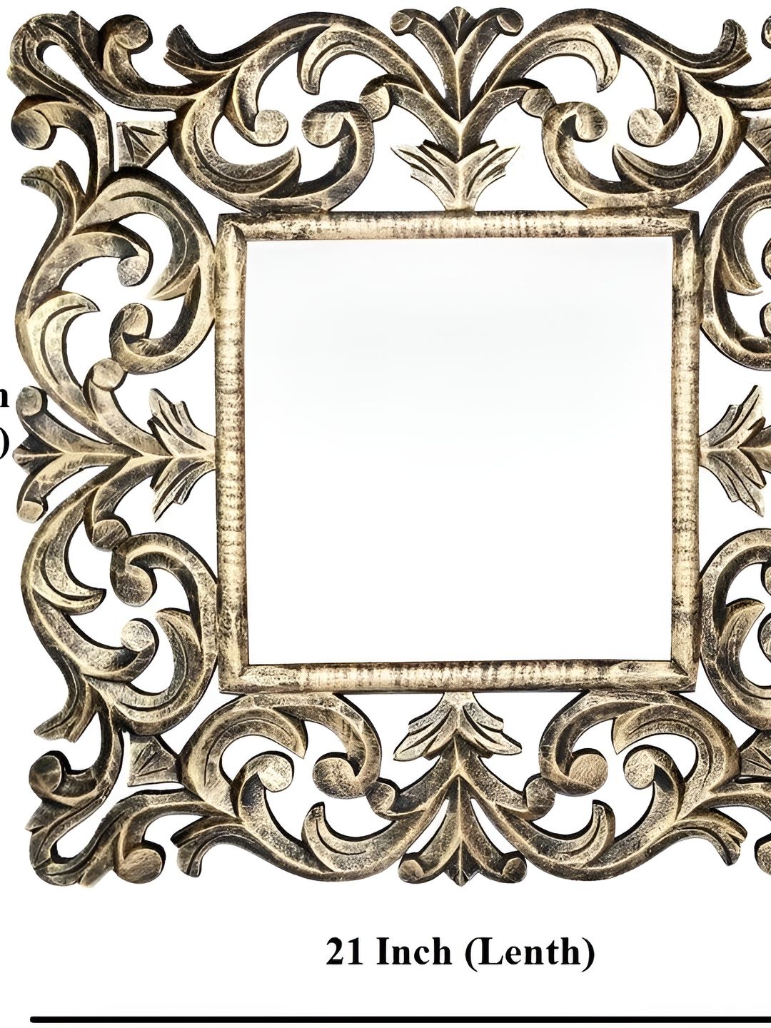VAS collection home Wall Textured Wooden Mirror Frame-picture-11