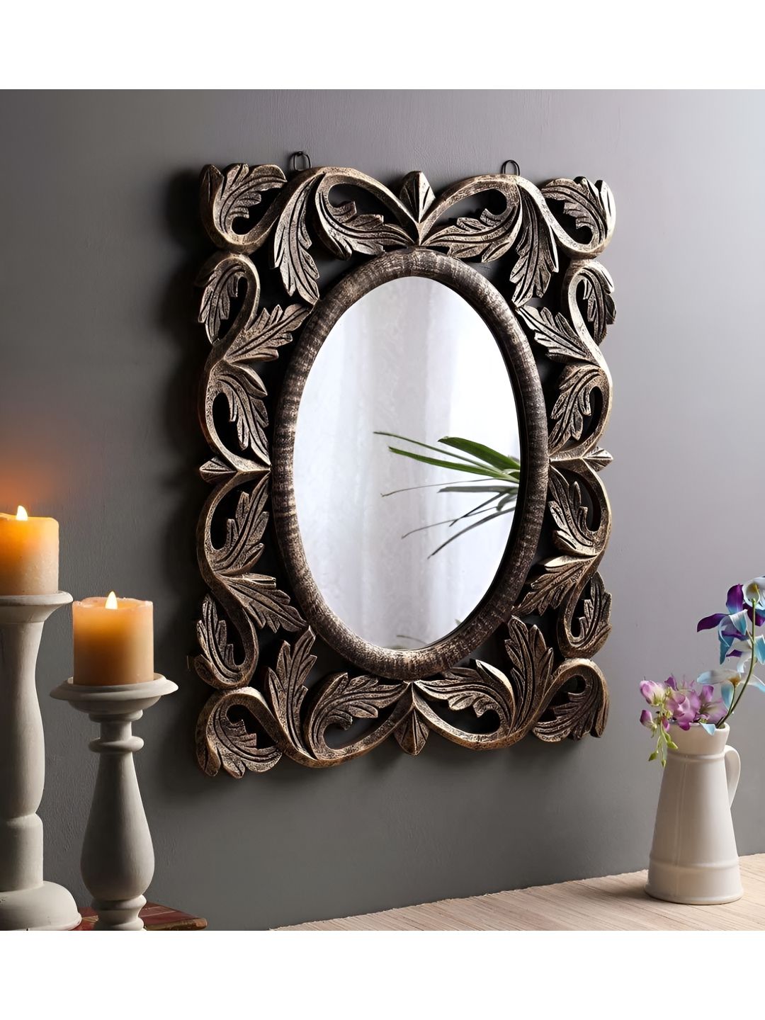VAS collection home Wooden Wall Mirror Frame-picture-23