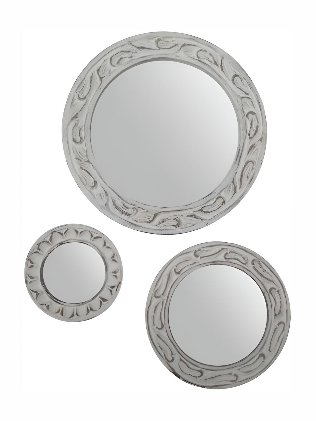 VAS collection home Self Design Wooden Decotaive Frame Mirror-picture-18