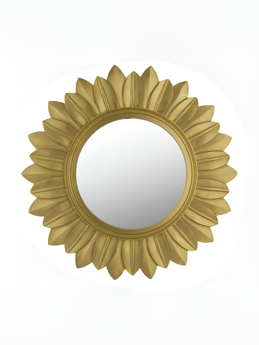 VAS collection home Floral Patterned Wooden Wall Mirror-picture-40