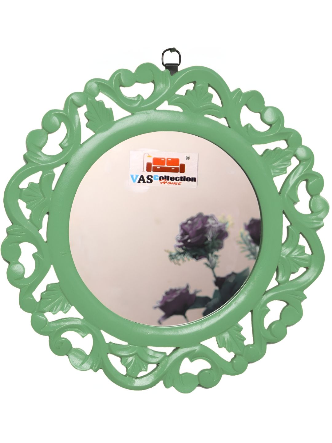 VAS collection home Green MDF Wall Mirror Frame-picture-36