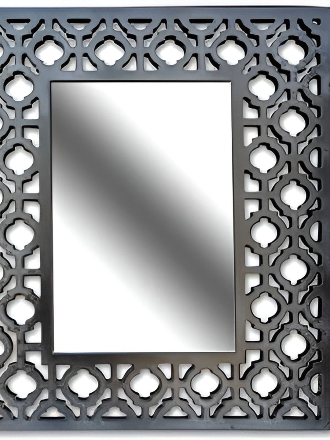 VAS collection home Ethnic Motifs Textured Black Rectangular Mirror-picture-12