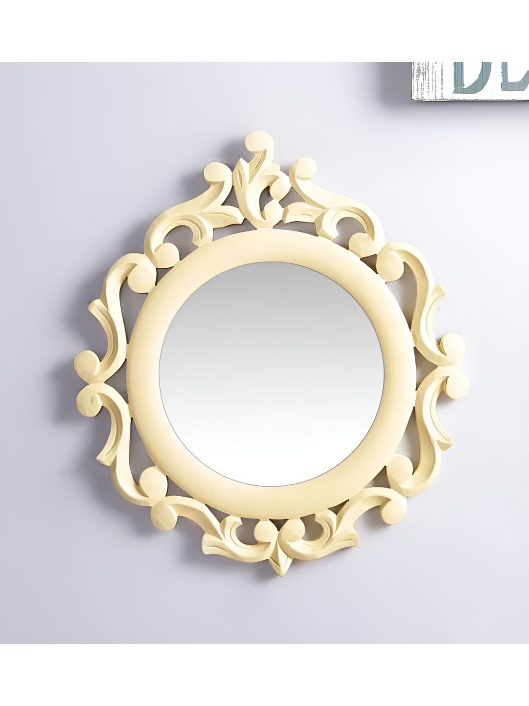 VAS collection home Wall Textured Wooden Mirror Frame-picture-15