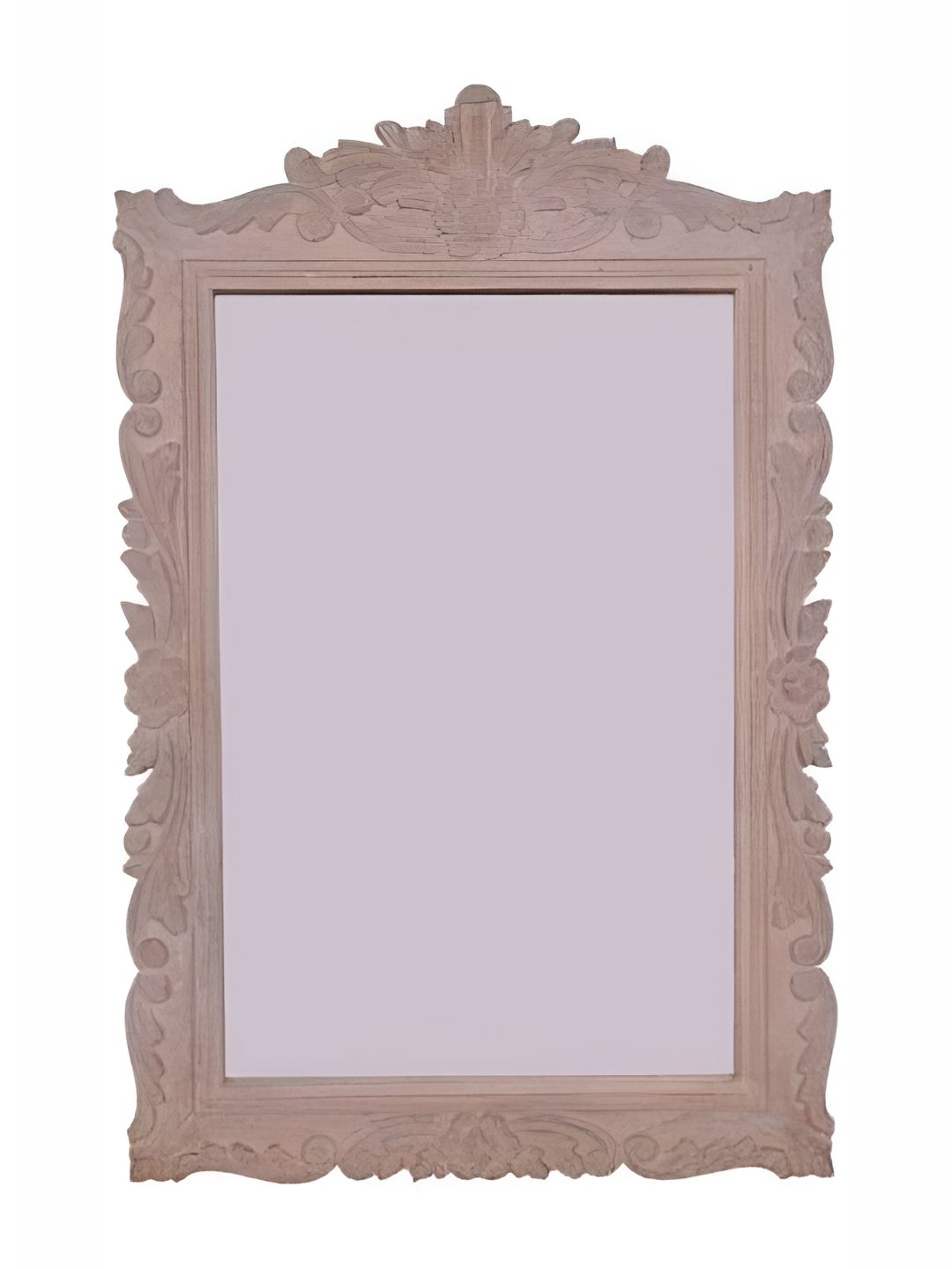 VAS collection home Brown Wall Self Design MDF Mirror Frame-picture-10