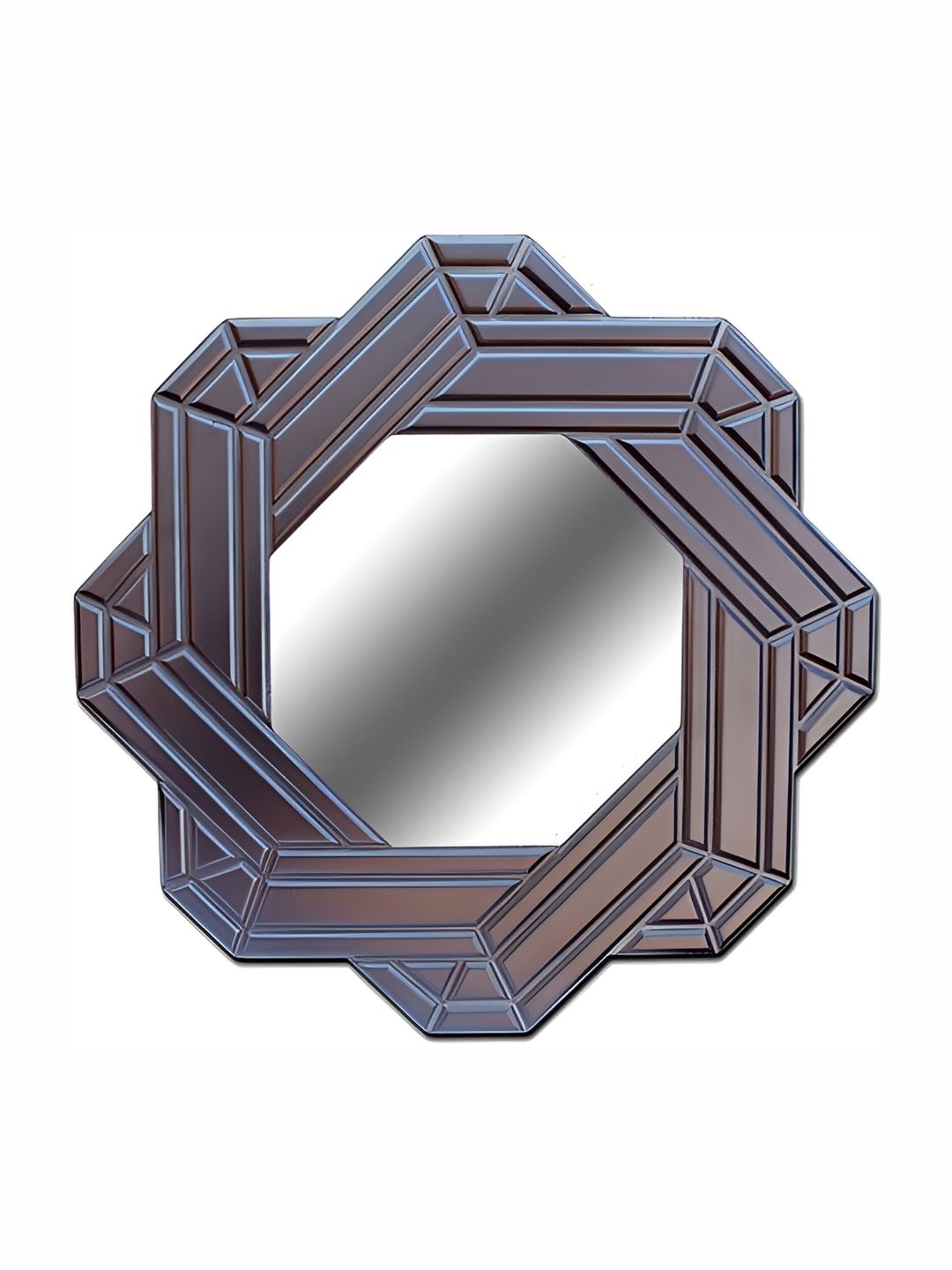 VAS collection home Ethnic Motifs Brown Wood Round Wall Mirrors-picture-27