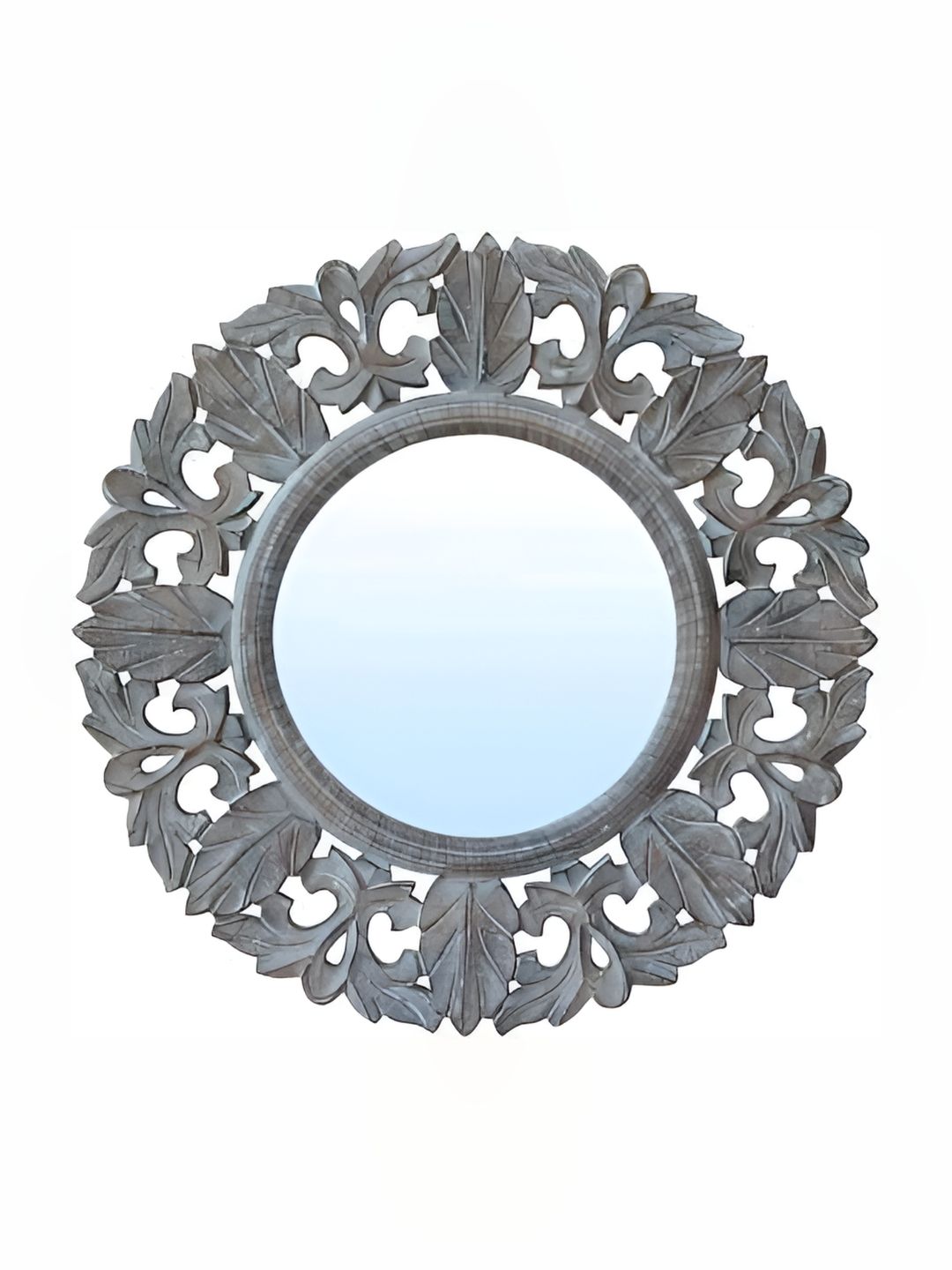 VAS collection home Textured Grey Round Mirror-picture-36