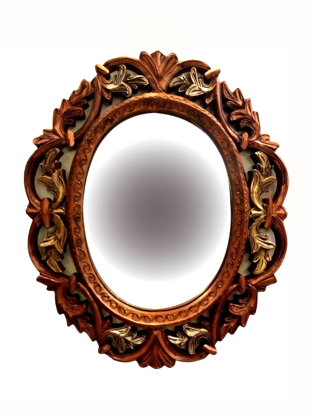 VAS collection home Brown Wooden Mirror Frame-picture-13