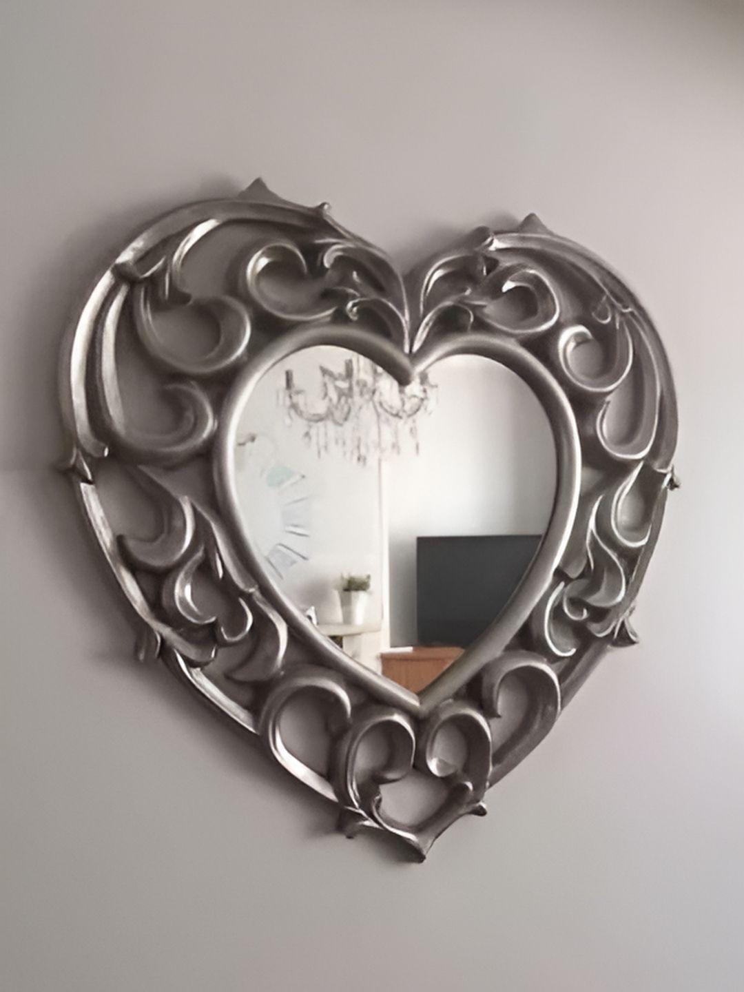 VAS collection home Ethnic Motifs Black Wooden Mirror Frame-picture-50