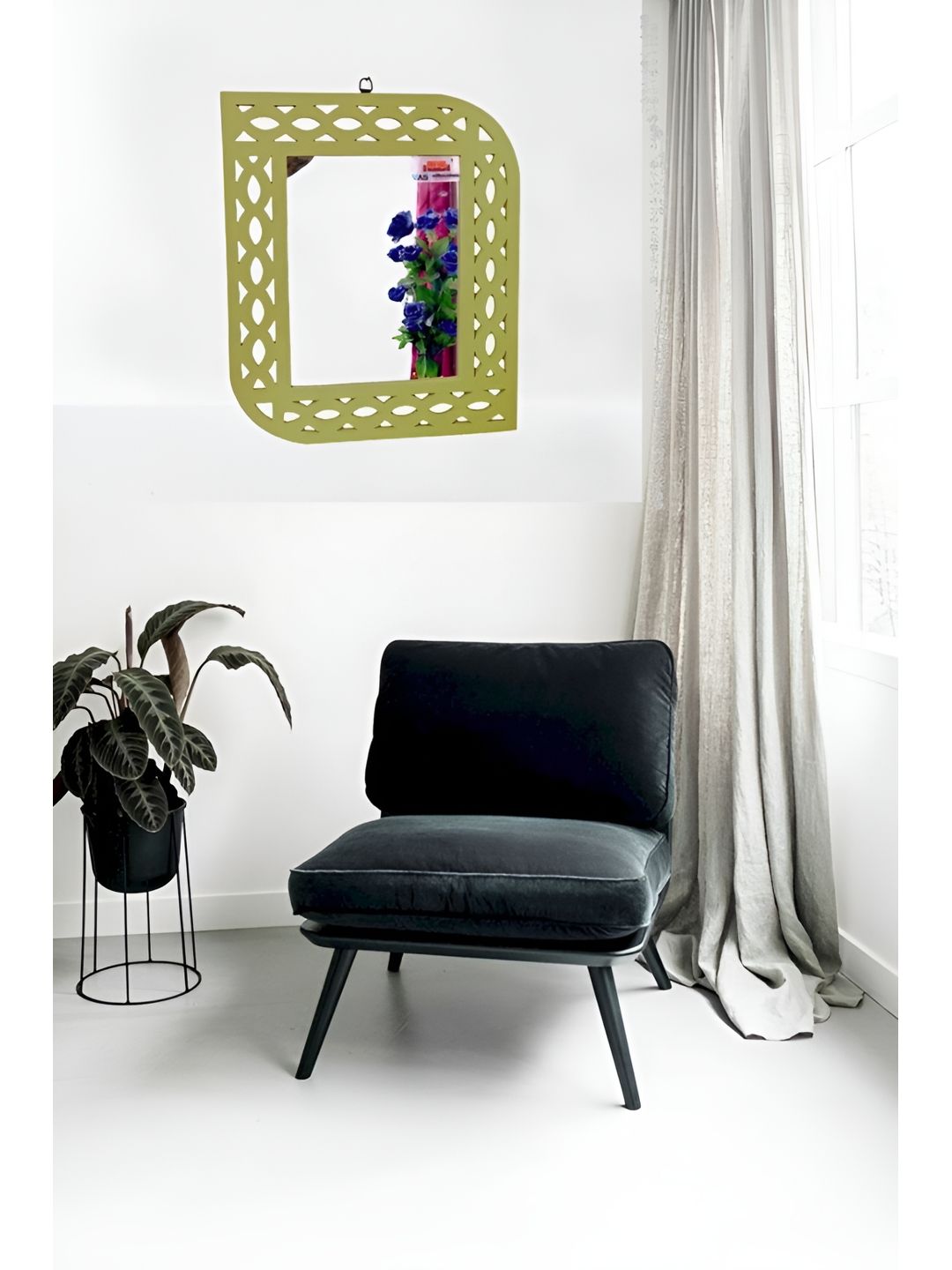 VAS collection home Green Square Shape Wall Decor Mirror-picture-16