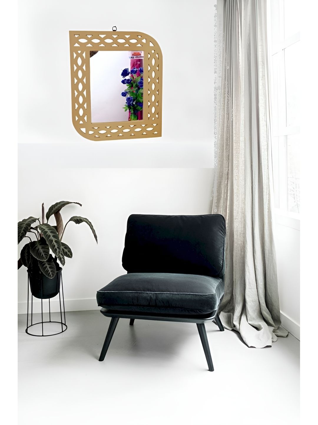 VAS collection home Textured Square Wall Mirror-picture-45