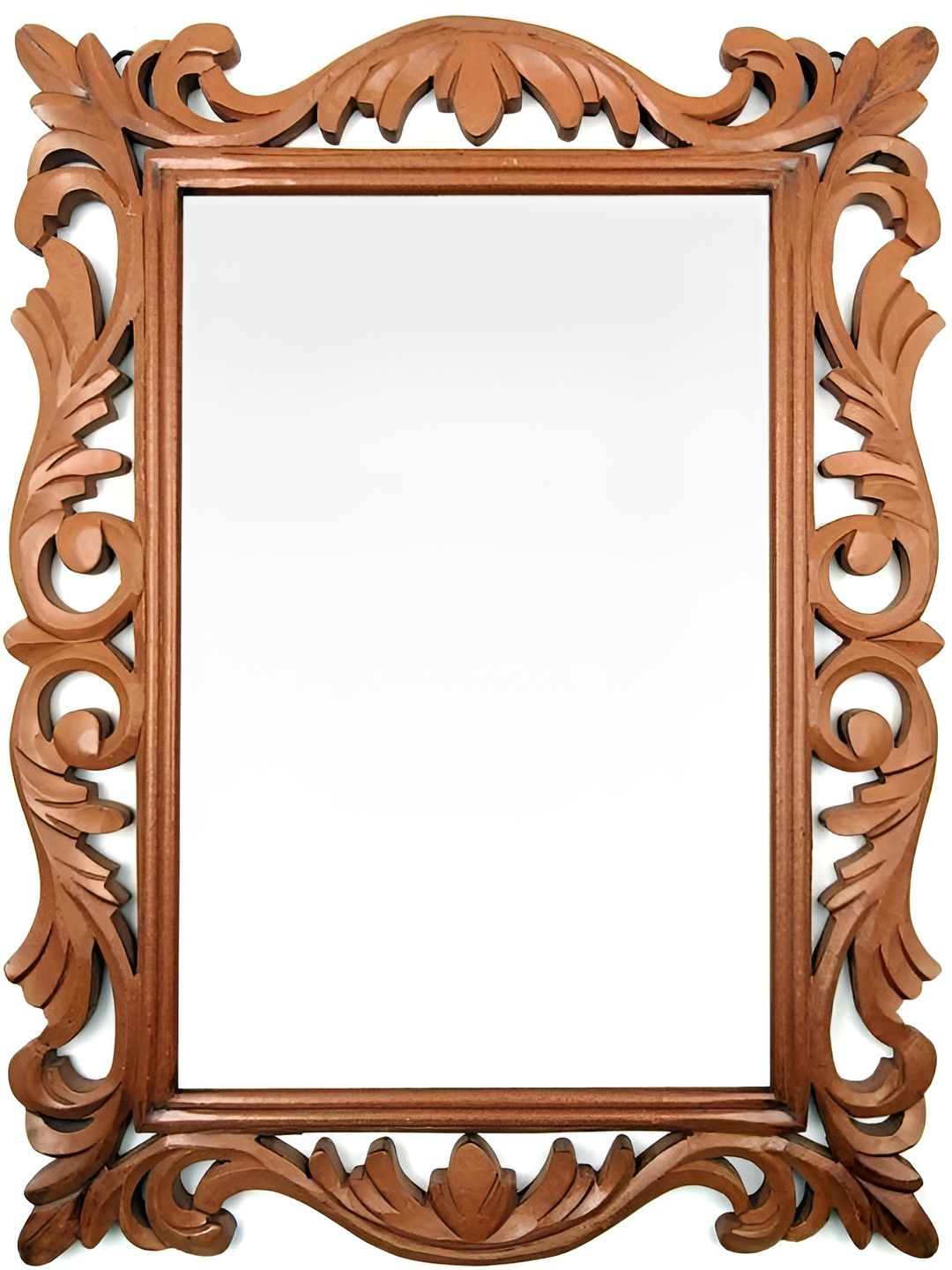 VAS collection home Brown Wooden Mirror Frame-picture-31