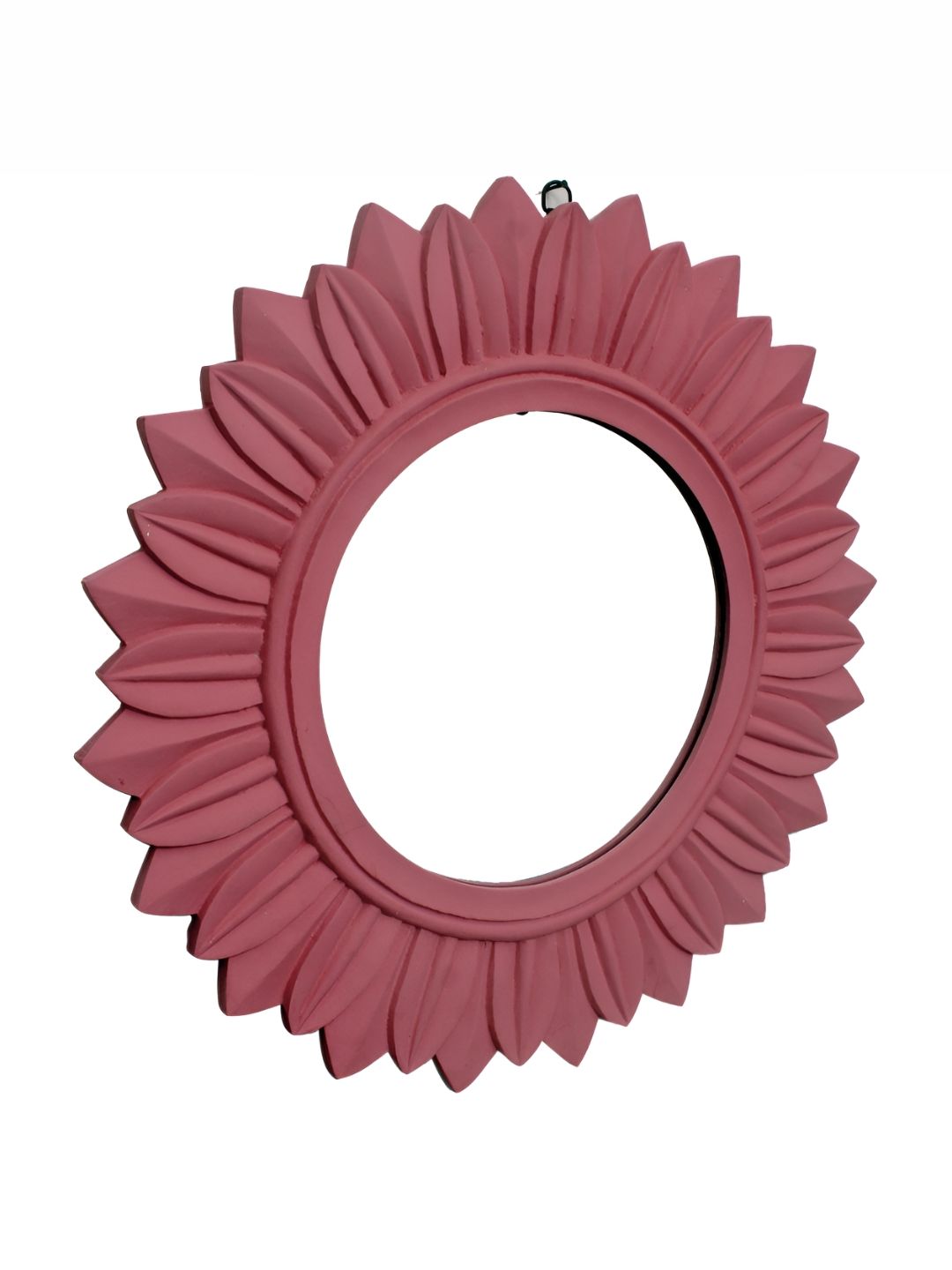 VAS collection home Maroon Self Design MDF Wall Mirror-picture-23