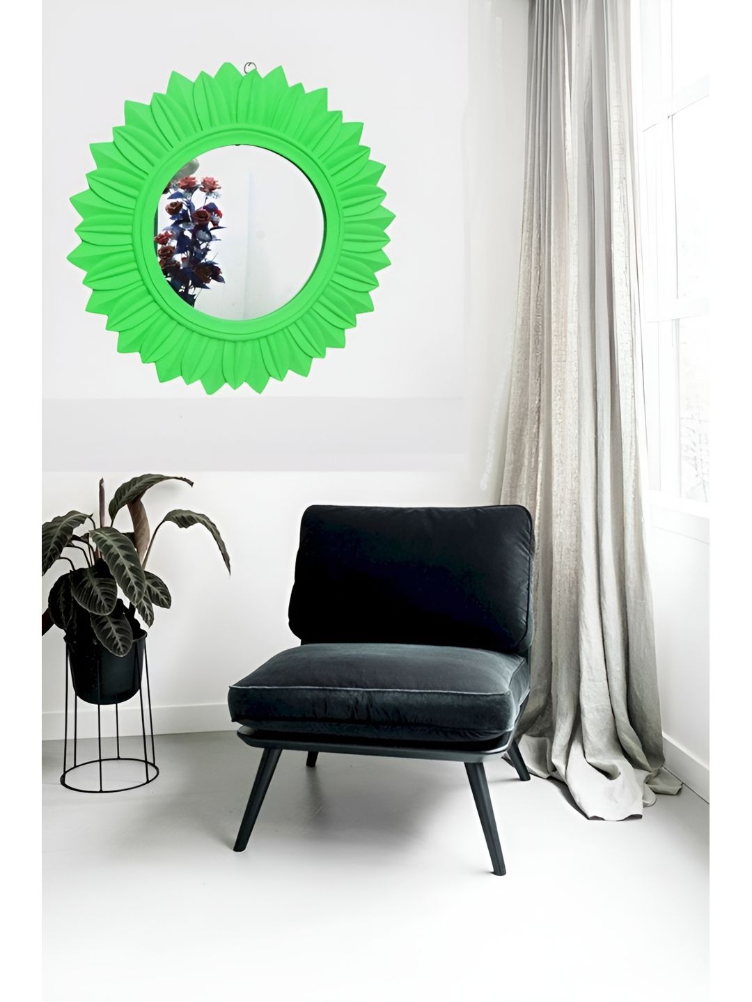VAS collection home Textured  Wooden Wall Mirrors-picture-21