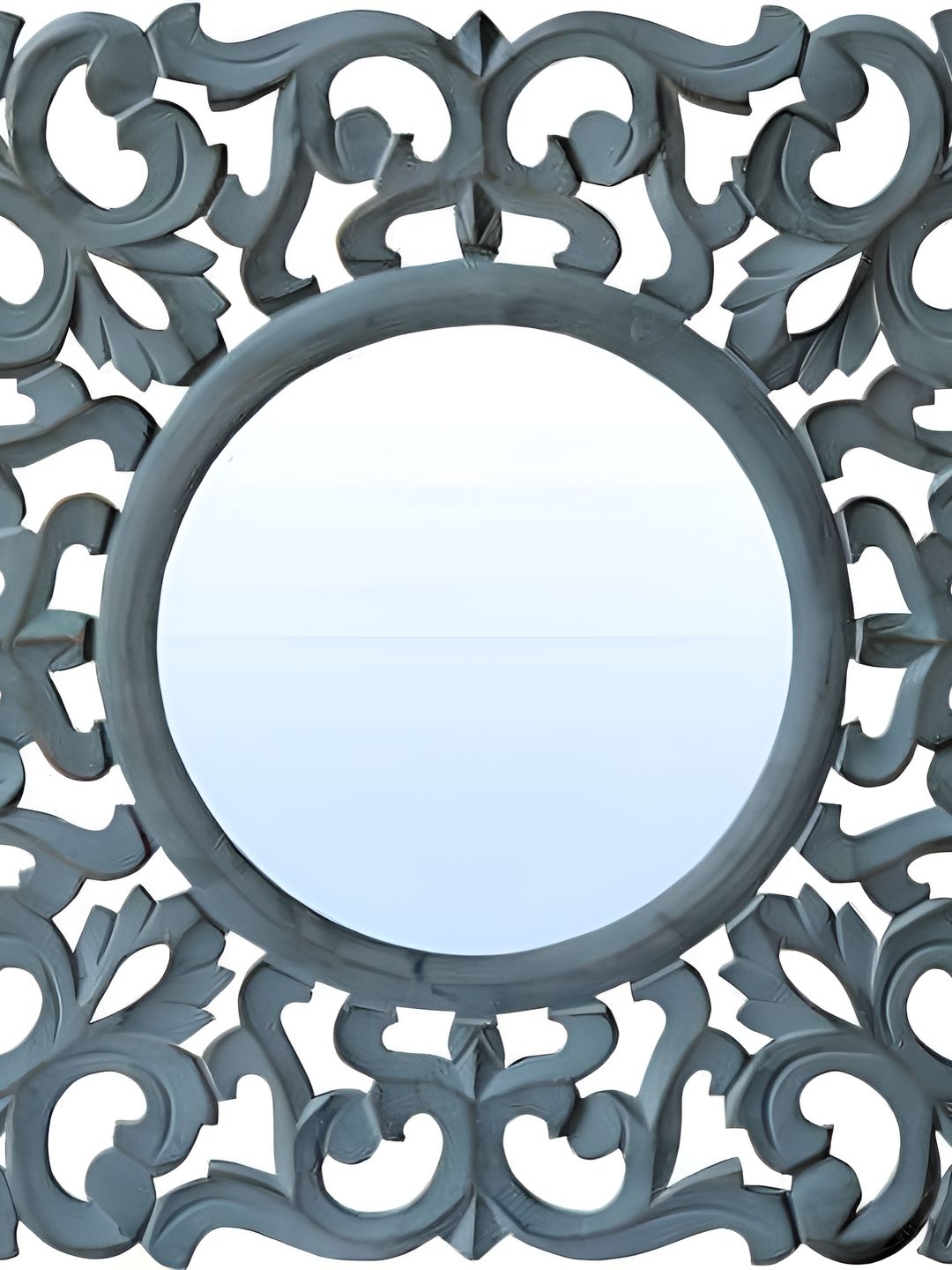 VAS collection home Grey Round Shape Wall Decor Mirror-picture-36