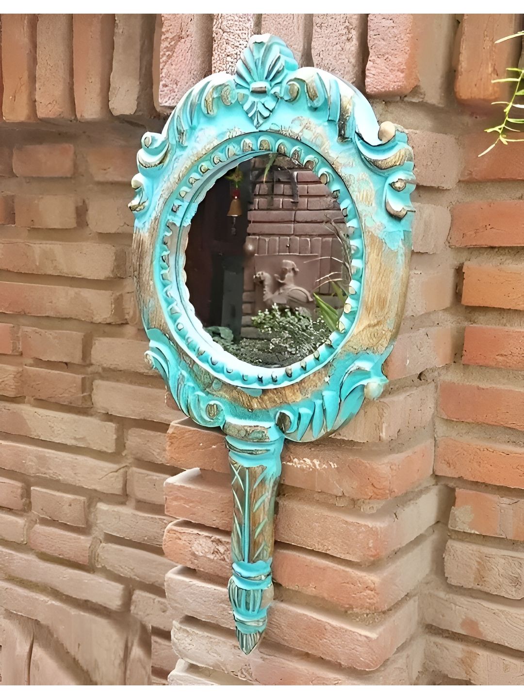 VAS collection home Ethnic Motifs Textured Wall Mirror-image-34