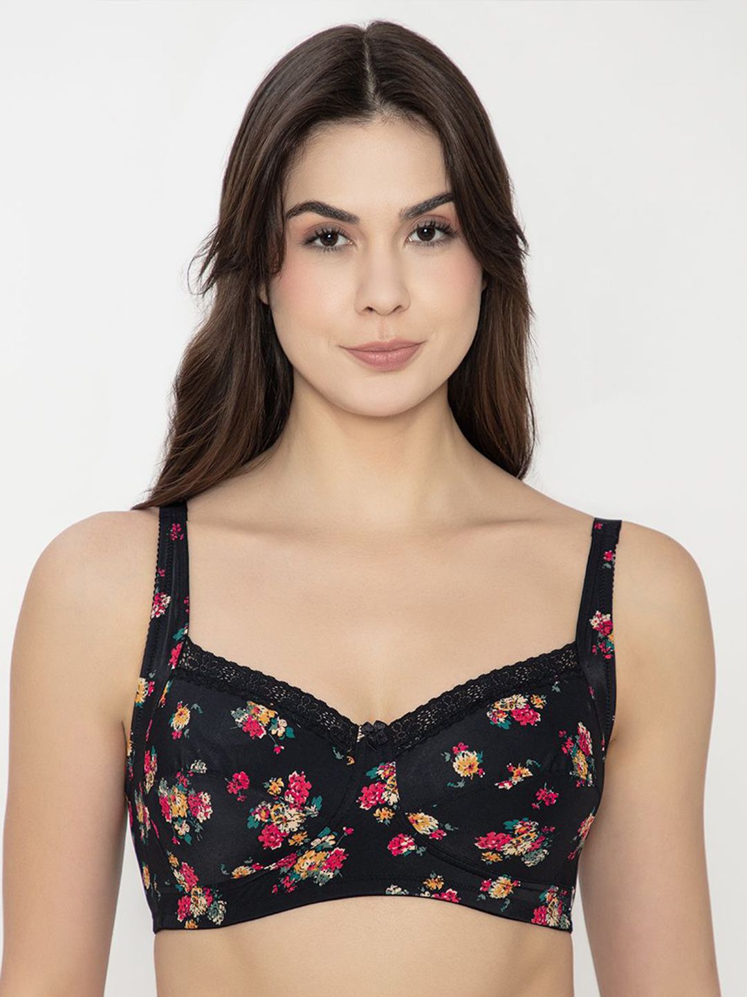 B'ZAR Women Floral Printed Full Coverage Bra