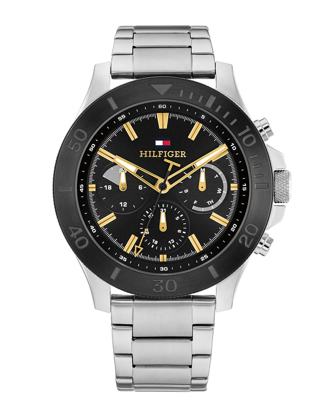 Tommy Hilfiger Men Embellished Dial & Stainless Steel Textured Straps Analogue Watch TH1792114-picture-41