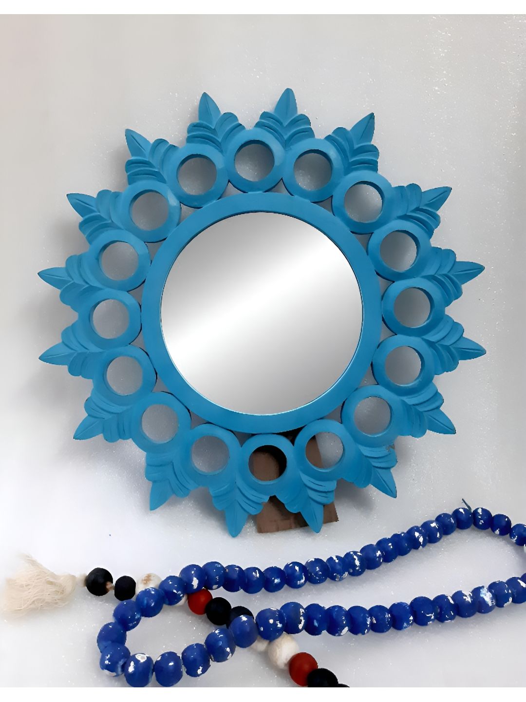 VAS collection home Blue Round Framed Decorative Table Top Mirrors-image-33