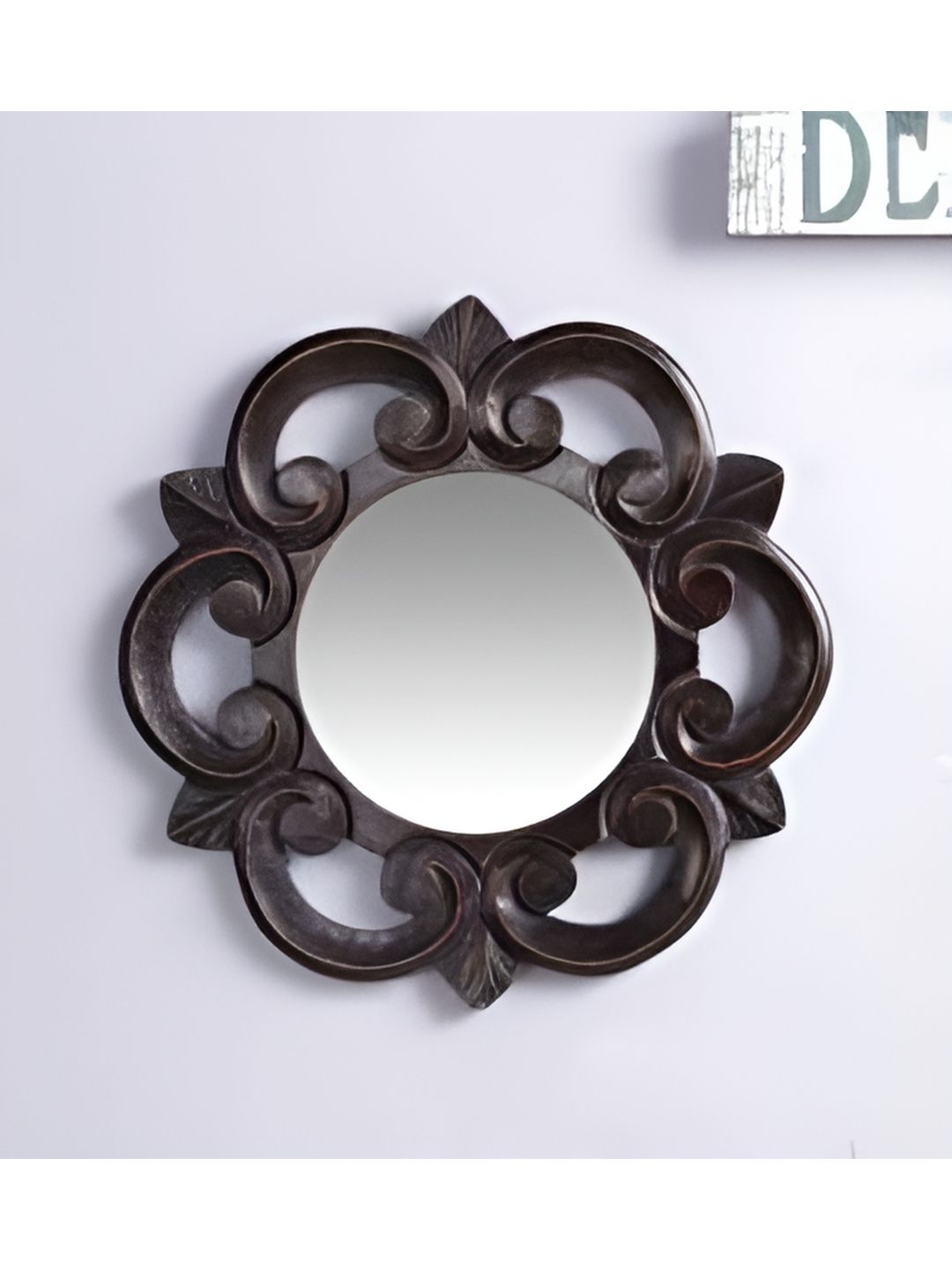 vas collection home VAS Wall Decor collection home Brown Textured Wooden Wall Mirror-picture-29