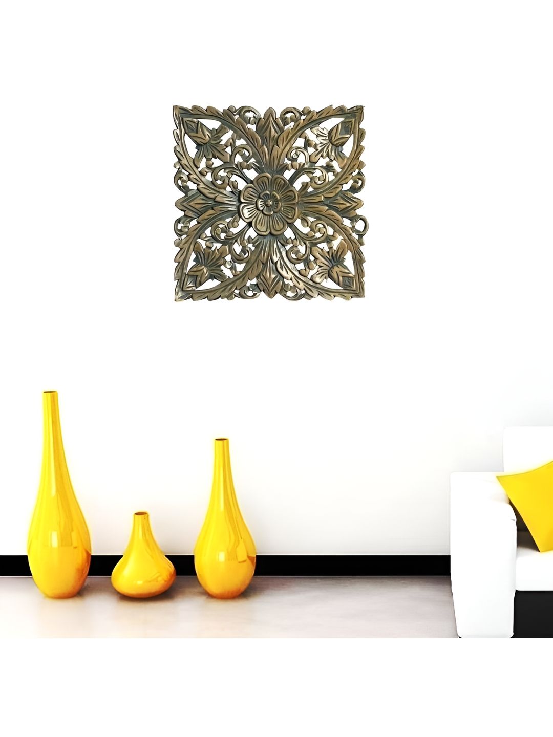 VAS collection home Brown Textured Wooden Wall Decor-picture-18