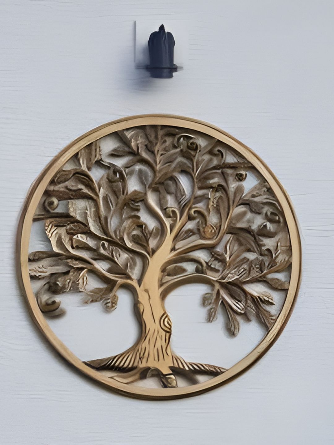 VAS collection home Brown Textured Wooden Wall Decor-picture-17