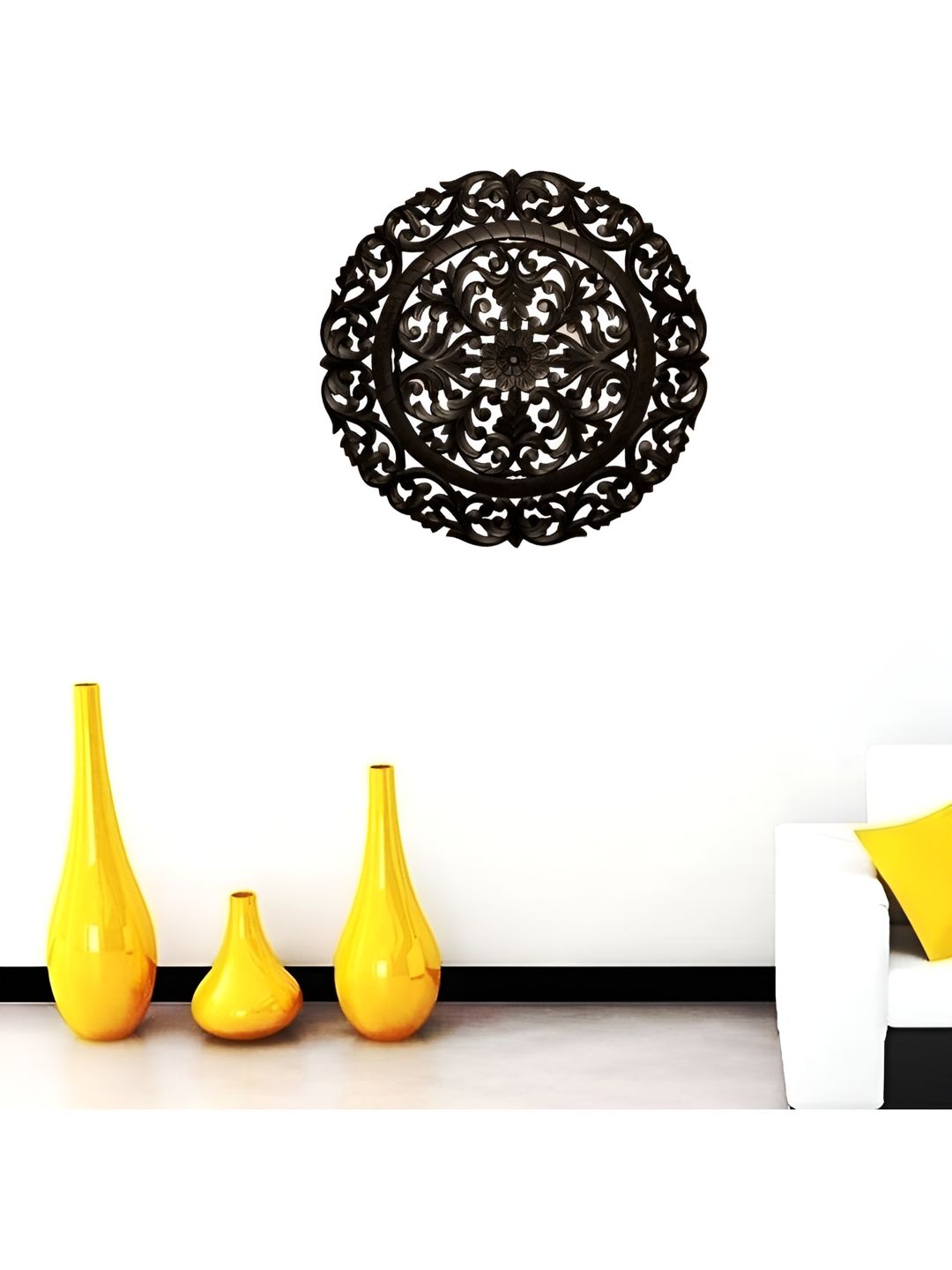 VAS collection home Brown Textured Wooden Wall Decor-picture-20