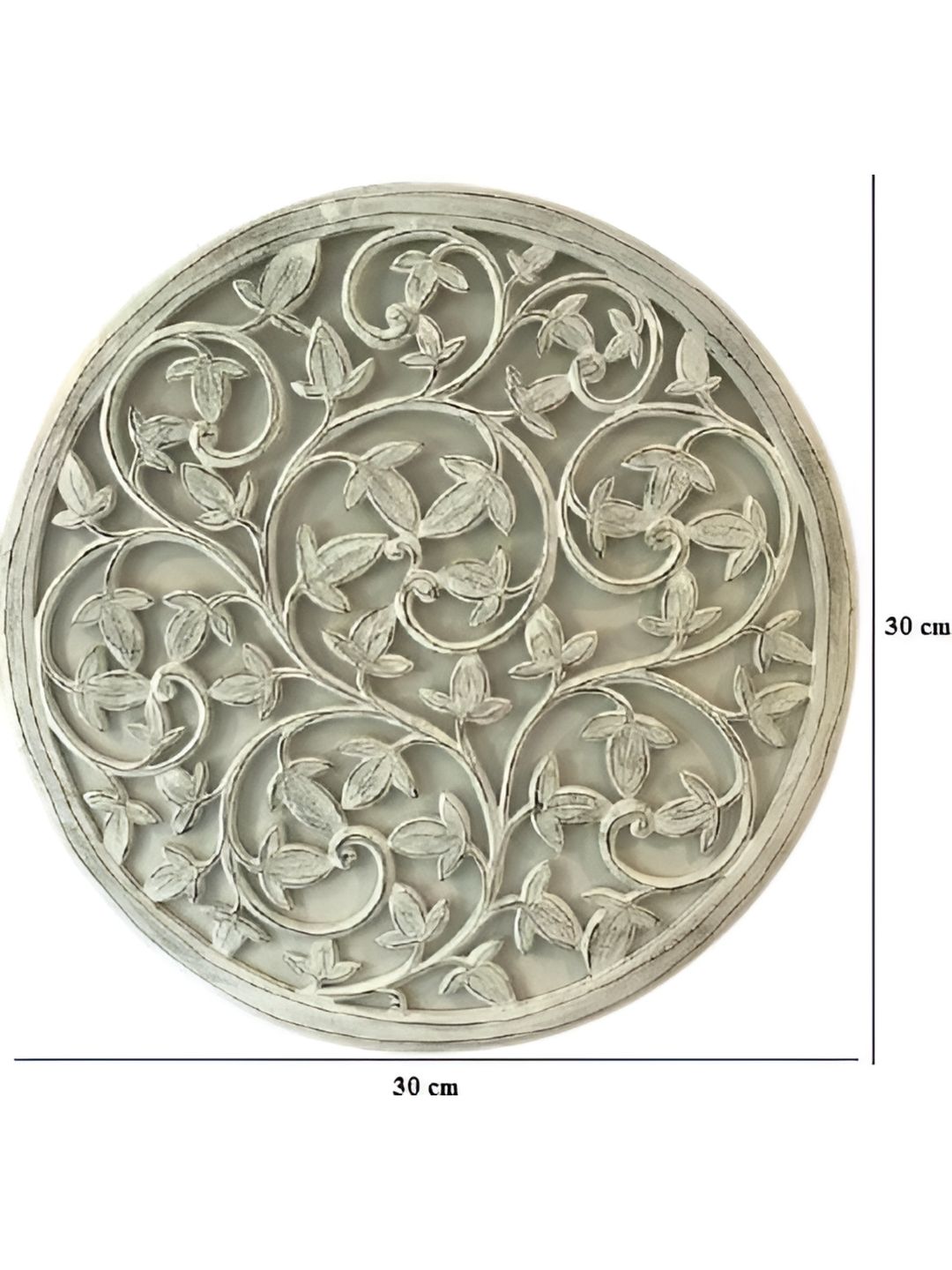 VAS collection home Beige Textured Wooden Hanging Wall Decor-picture-21