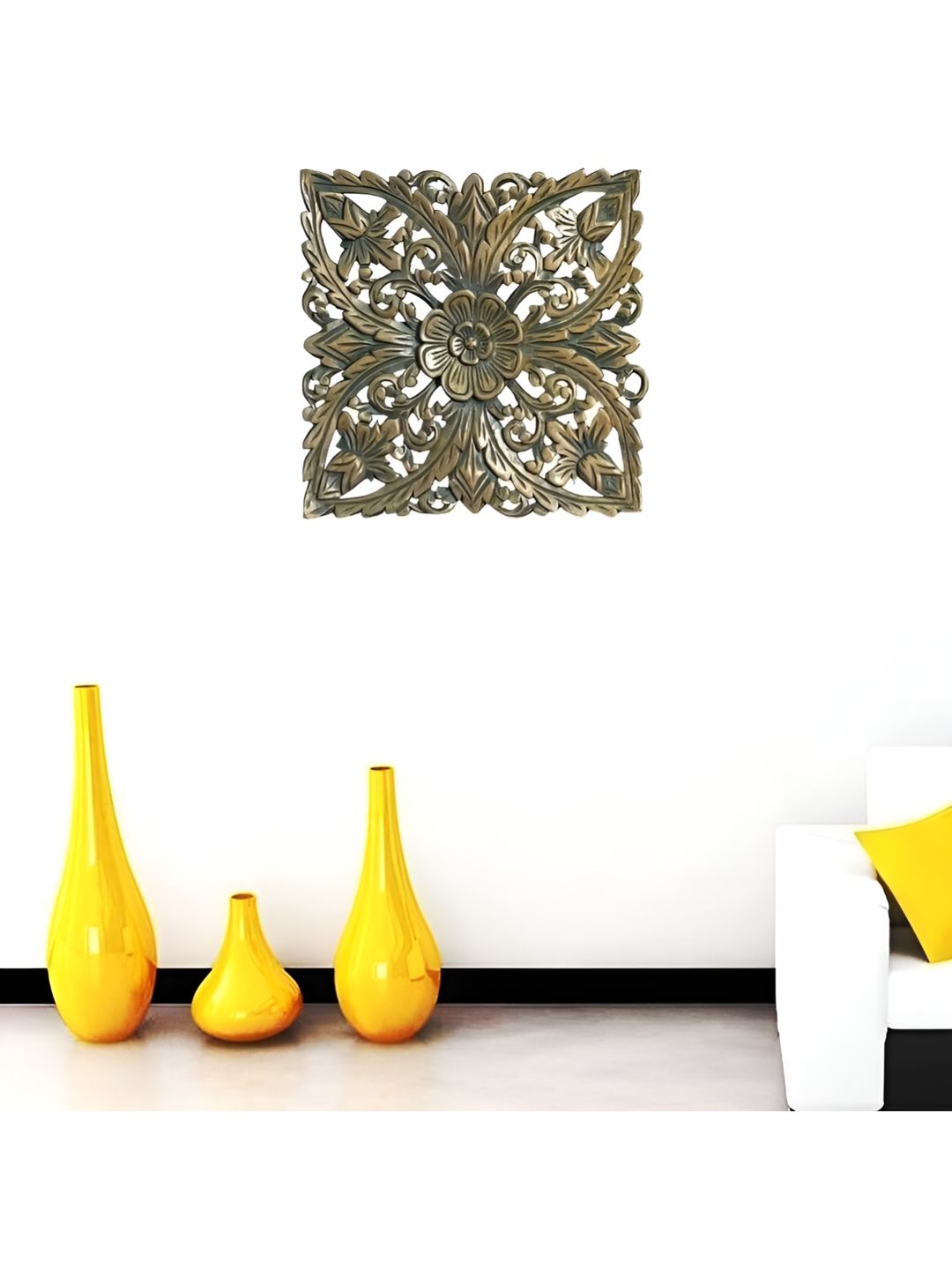 VAS collection home Brown Textured Wooden Wall Decor-picture-10