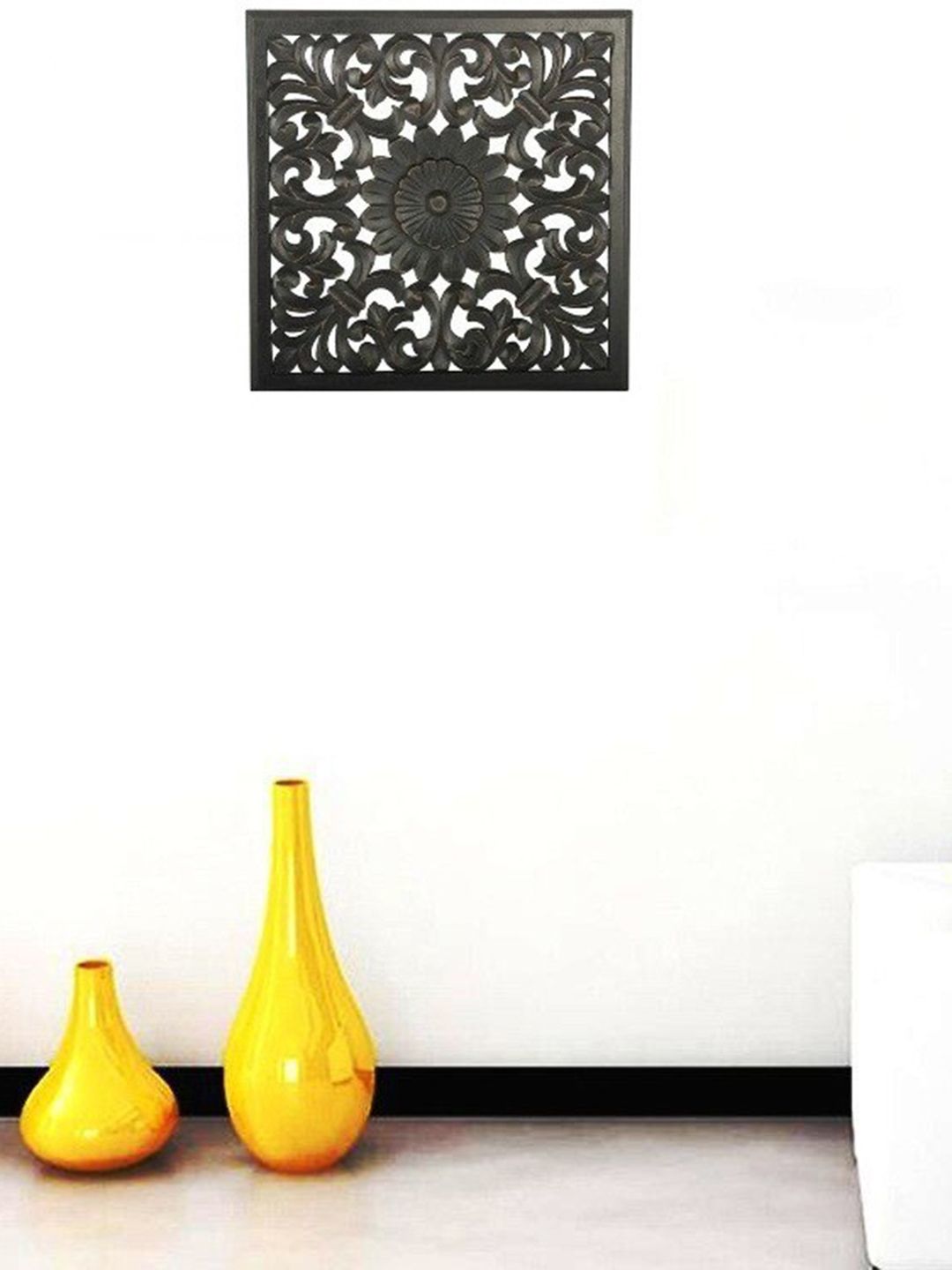 VAS collection home Black Textured Wooden Wall Decor-picture-50