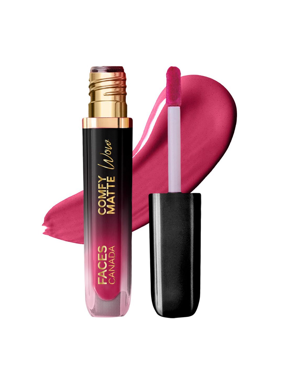 FACES CANADA Comfy Matte Wow Liquid Lipstick - 3.8ml - Fuschia Fun 06-image-23