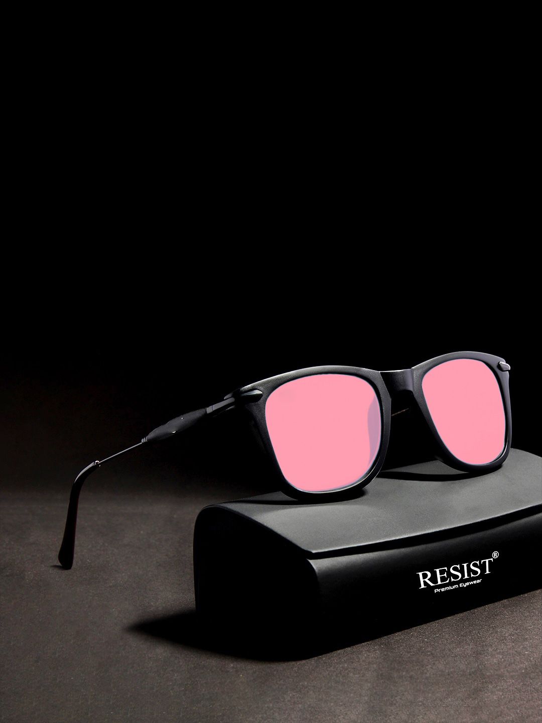 RESIST EYEWEAR Unisex Wayfarer Sunglasses With Polarised & UV Protected Lens GENESIUS RED1